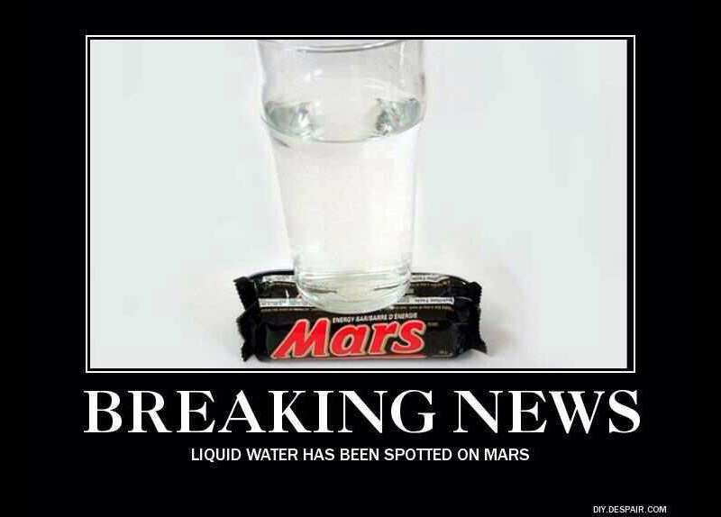 Illustration for article titled Everyone on the Internet Had the Same Joke About Finding Water on Mars